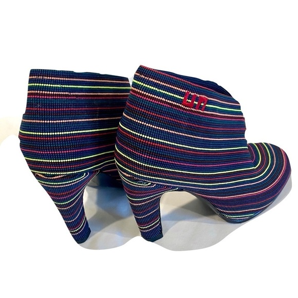 NWOT United Nude Fold Hi Multi-Colored Ankle Booties in Fruit Punch, Size 6.5 - Picture 3 of 13